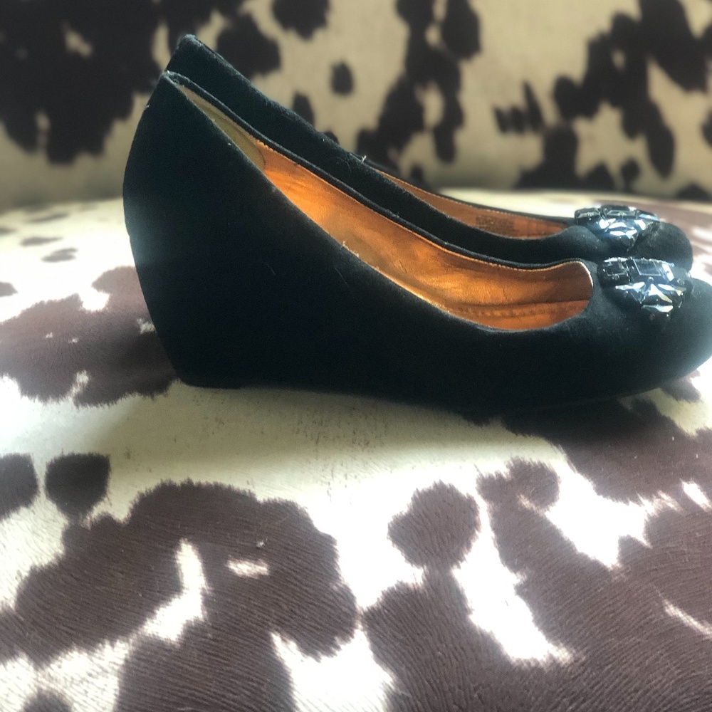 Bcbgeneration Black Suede Wedge - image 5